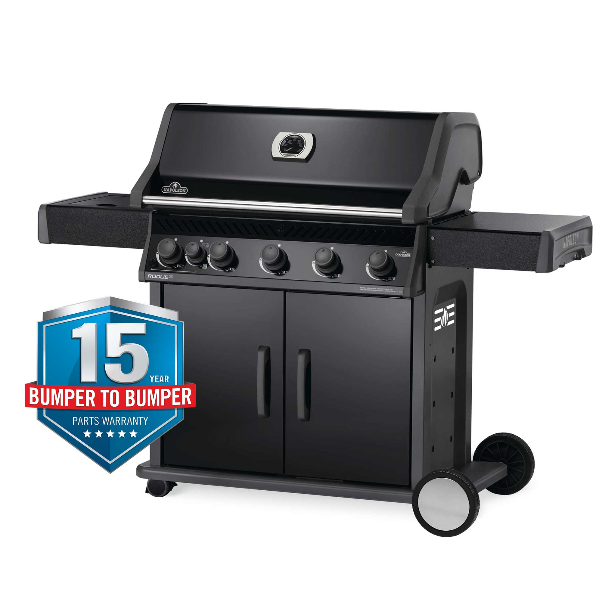 Rogue 5 Burner Black - Side Burner + SS Grills - Side Burner - RXT625SBPK-1-AU
