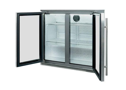 Napoleon 700 Series 38 Inch Built in and Bosston Double Door Alfresco Outdoor Fridge