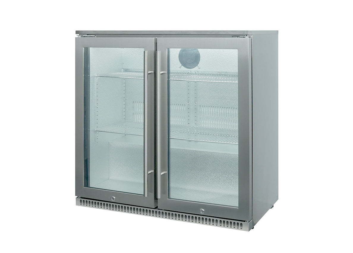 Napoleon 700 Series 38 Inch Built in and Bosston Double Door Alfresco Outdoor Fridge