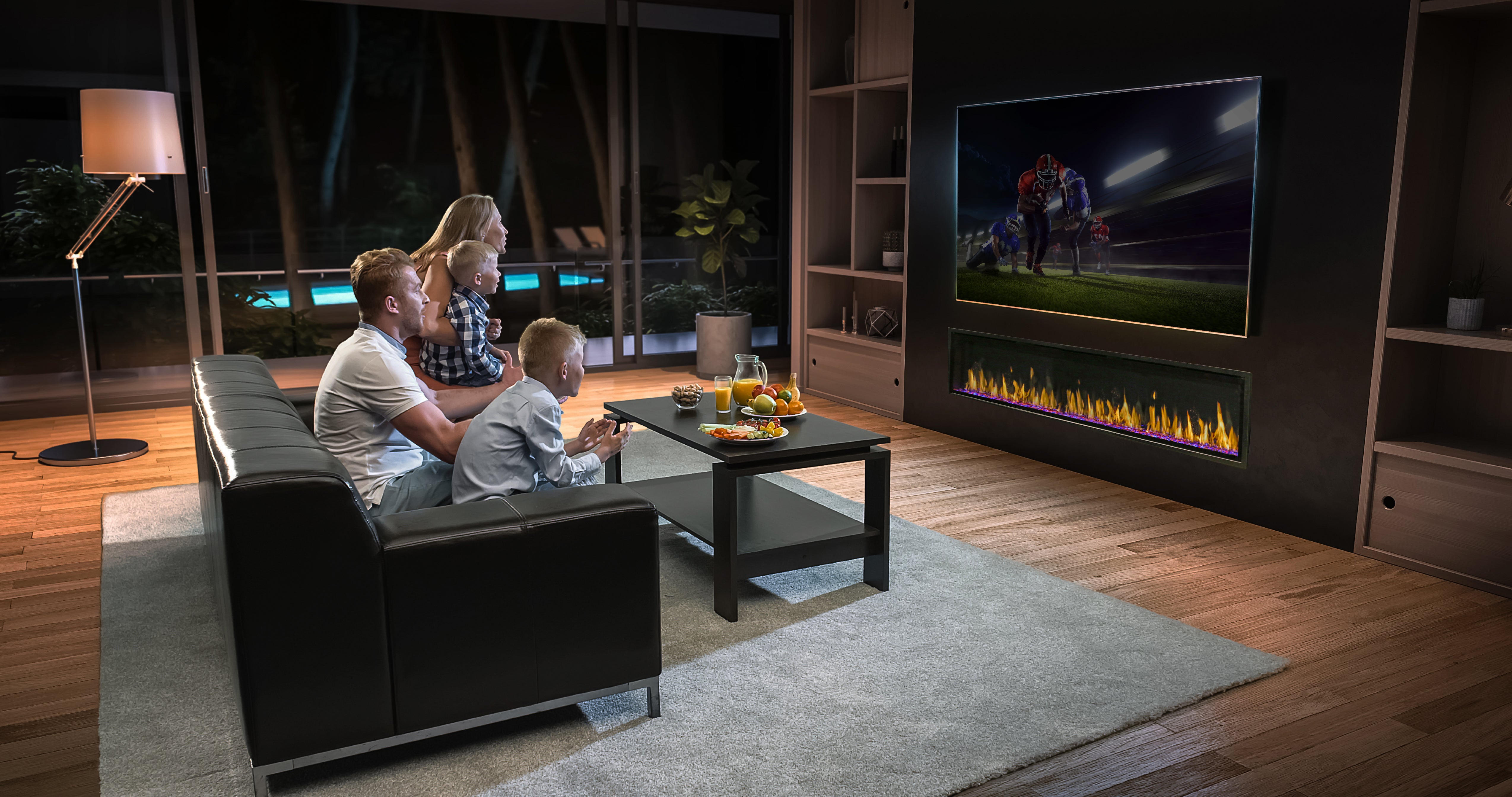 Modern Flames Orion Slim Heliovision Electric Fireplace