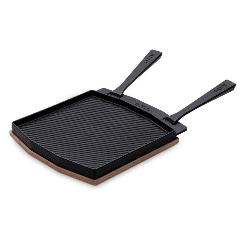 Ooni Dual-Sided Grizzler Plate with Handles