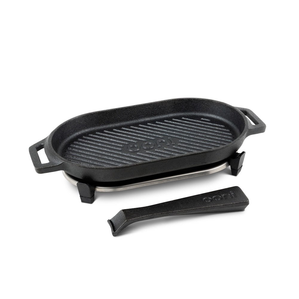 Ooni Cast Iron Grizzler Griddle Pan