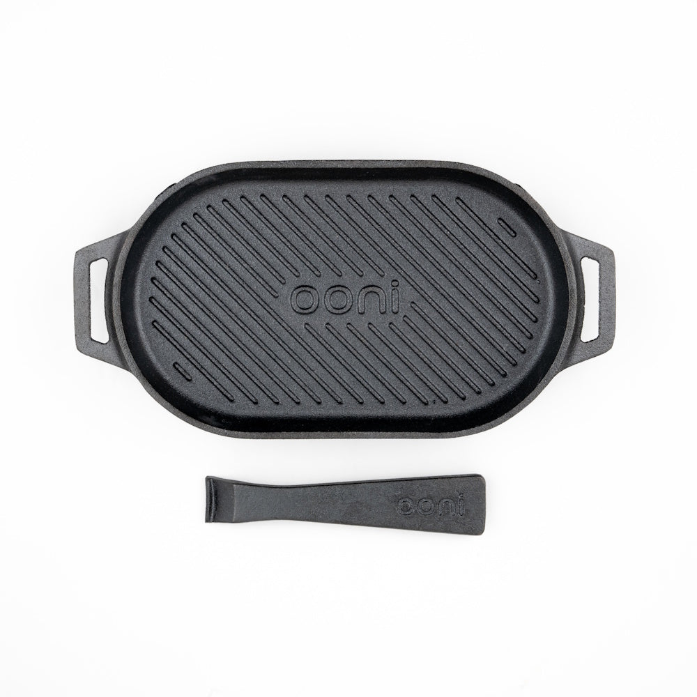 Ooni Cast Iron Grizzler Griddle Pan