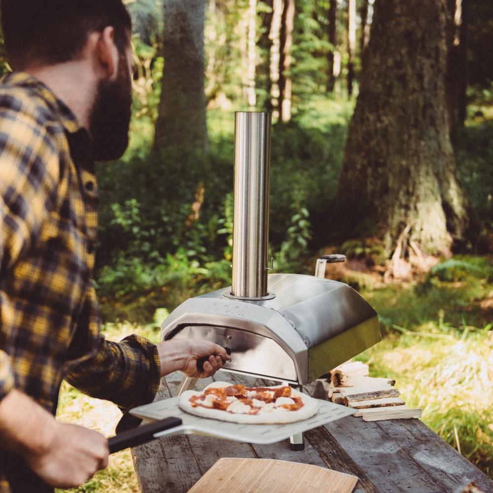 Ooni Karu 12 Inch Portable Wood and Charcoal Fired Outdoor Pizza Oven