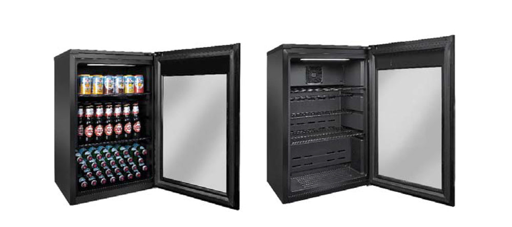 Artusi 100 Litre Black Single Door Outdoor Bar Fridge - ABC1B