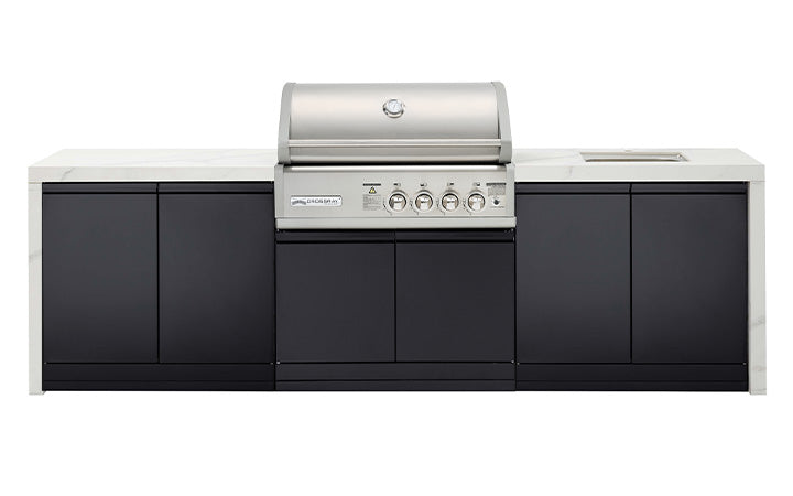 Crossray Premium 4B Outdoor Kitchens with Sink - TC4KP-12