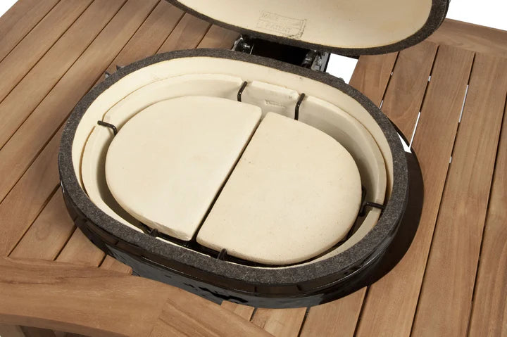 Primo Oval X-Large Charcoal Grill Built In Bundle