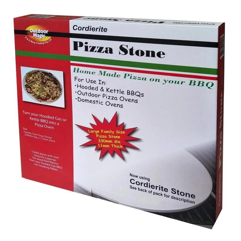 Pizza Stone Family Size Cordierite - 330mm - The BBQ King