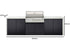 Crossray Premium Outdoor Kitchen 4 Burner BBQ, Double Door Fridge & Double Door Cabinet with Sink