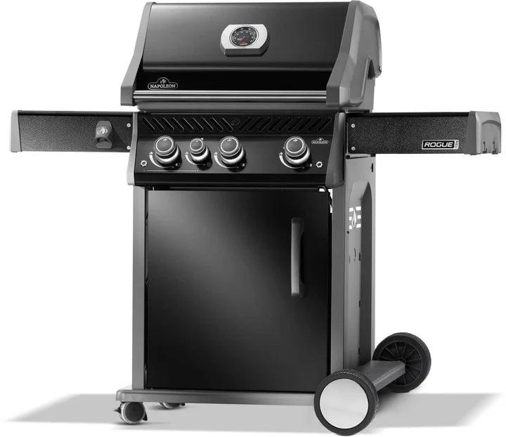 Napoleon Rogue Pro 425 Black BBQ with Range Side Burner