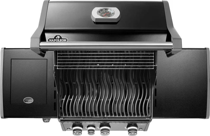 Napoleon Rogue Pro 425 Black BBQ with Range Side Burner