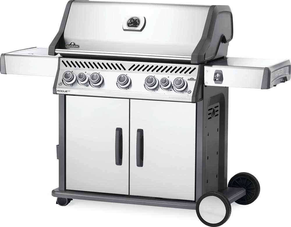 Rogue 5 Burner 304 SS - Side Burner + Rear Burner - RSE625RSBPSS-1-AU
