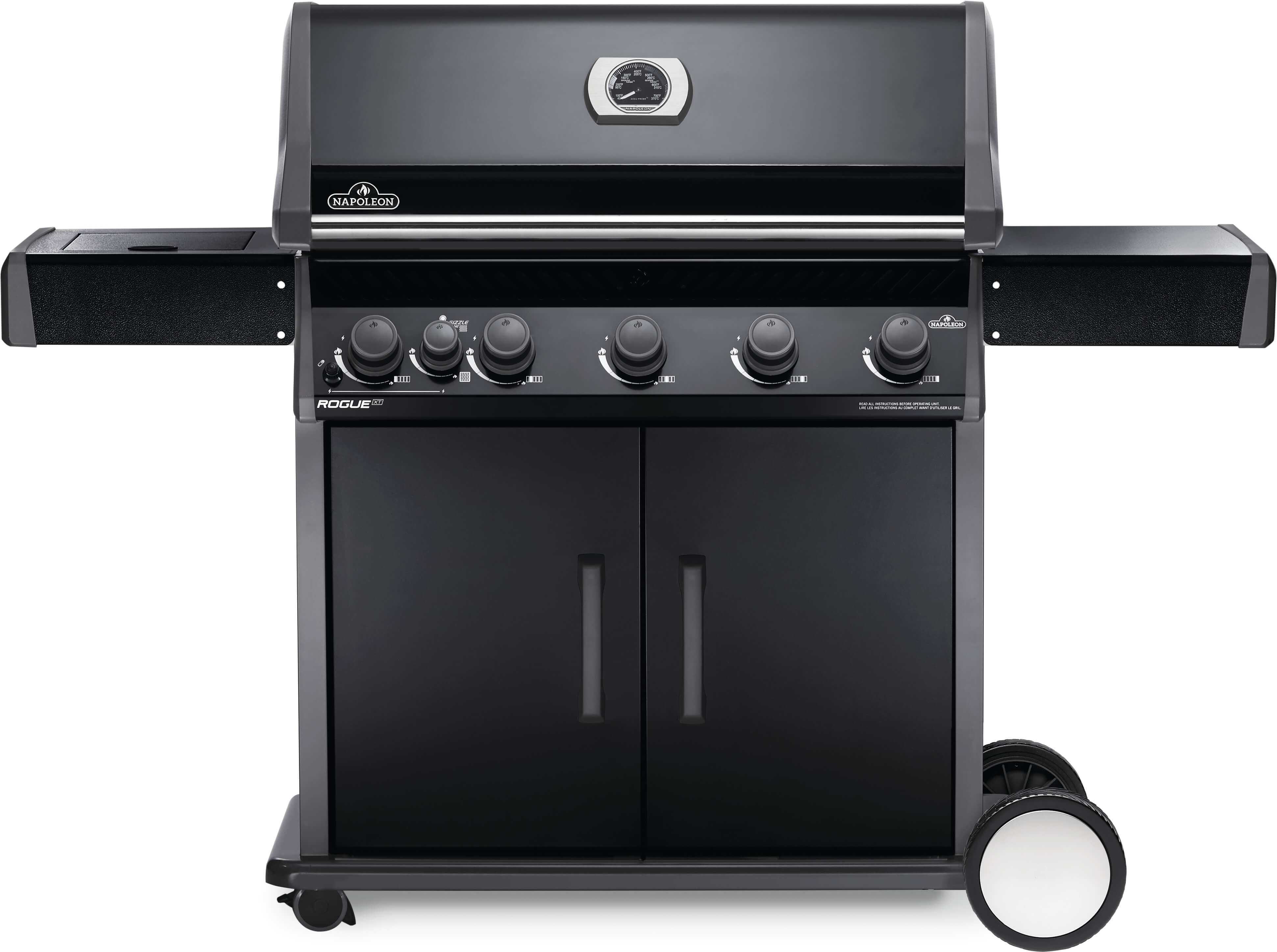 Rogue 5 Burner Black - Side Burner + SS Grills - Side Burner - RXT625SIBPK-1-AU