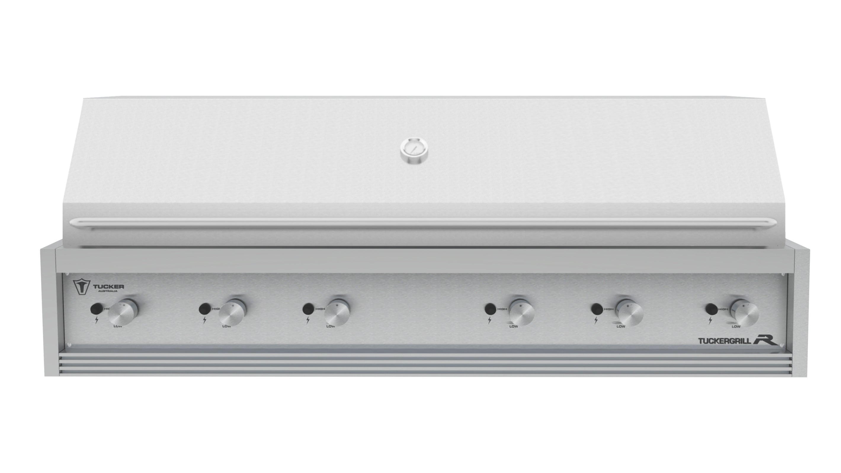 Tucker R Class V12 6 Burner Built In BBQ with Hood (TV12-5BBI-H) 
