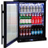 Rhino Night Club Commercial Multi Light Colored Black 1 Door Bar Fridge - SG1R-NC / SG1L-NC