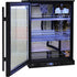Rhino Night Club Commercial Multi Light Colored Black 1 Door Bar Fridge - SG1R-NC / SG1L-NC