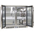 Rhino 208 Litre Twin Heated Glass Door SS Bar Fridge - SG2H-HD