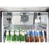 Rhino 148 Litre ENVY Heated Glass Single Door 316 Stainless Steel Outdoor Bar Fridge - ENV1-SS