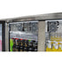 Rhino 388 Litre ENVY Heated Glass Triple Door 316 SS Outdoor Bar Fridge - ENV3H-SS