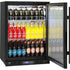 Rhino Black 1 Heated Glass Door Bar Fridge With Brand Parts And Low Energy Consumption - SG1L-B-HD / SG1R-B-HD