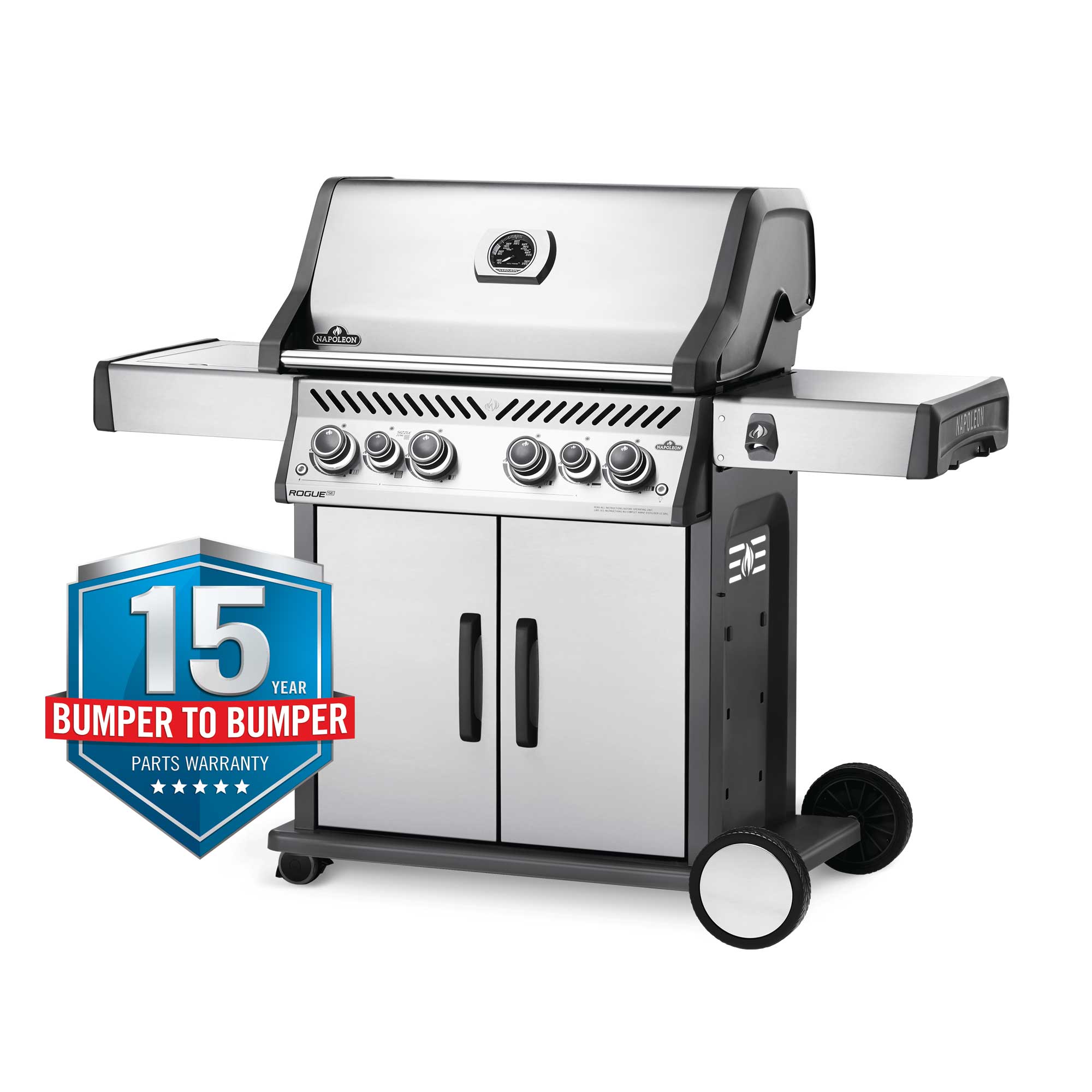 Rogue 4 Burner Stainless Steel - Side Burner + SS Grills - Side Burner - RSE525RSBPSS-1-AU