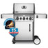 Napoleon Rogue RSE 425 3 Burner SS BBQ with Side Burner - RSE425RSBPSS-1-AU