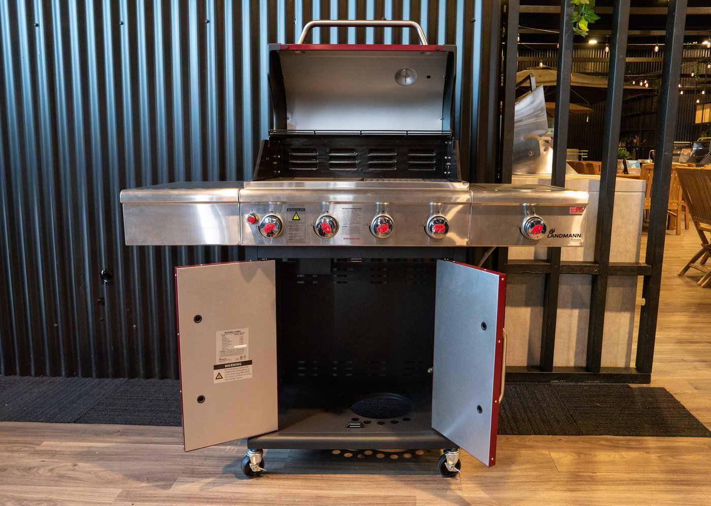 Landmann Triton 4.1 Bordeaux - 4 Burner BBQ