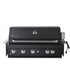 Sirius Black Built-In 5 Burner Gas BBQ - SIR-BG3101-BLK