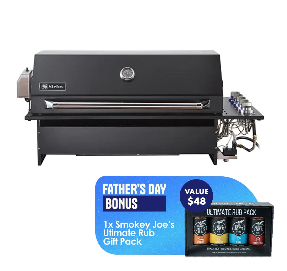 Sirius Black Drop-in 5 Burner Gas BBQ - SIR-DG3101-BLK