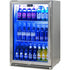 Schmick 118 Litre Heated Glass Single Door 304 Stainless Steel Bar Fridge with Left Hinge - SK118L-SS