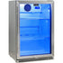 Schmick 118 Litre Heated Glass Single Door 304 Stainless Steel Bar Fridge with Right Hinge - SK118R-SS