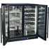 Schmick Under Bench Beer And Wine Dual Zone Bar Fridge - Model SK198D-B-HD