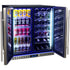 Schmick Under Bench Beer And Wine Dual Zone Stainless Steel Heated Glass Bar Fridge - SK198D-HD