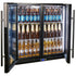 Schmick Black Quiet Running Front Venting Under Bench Triple Glazed 2 Door Bar Fridge Model SK245-B-HD