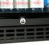 Schmick Black Quiet Running Front Venting Under Bench Triple Glazed 2 Door Bar Fridge Model SK245-B-HD