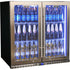 Schmick Quiet Running Heated Glass 2 Door Bar Fridge - SK245-HD