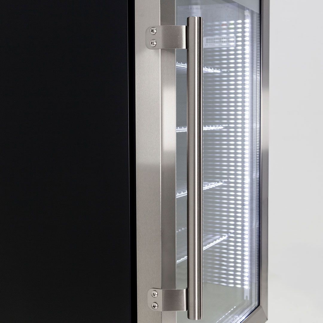 Schmick 98 Litre Single LED Glass Door Bar Fridge - HUS-SC88-SS