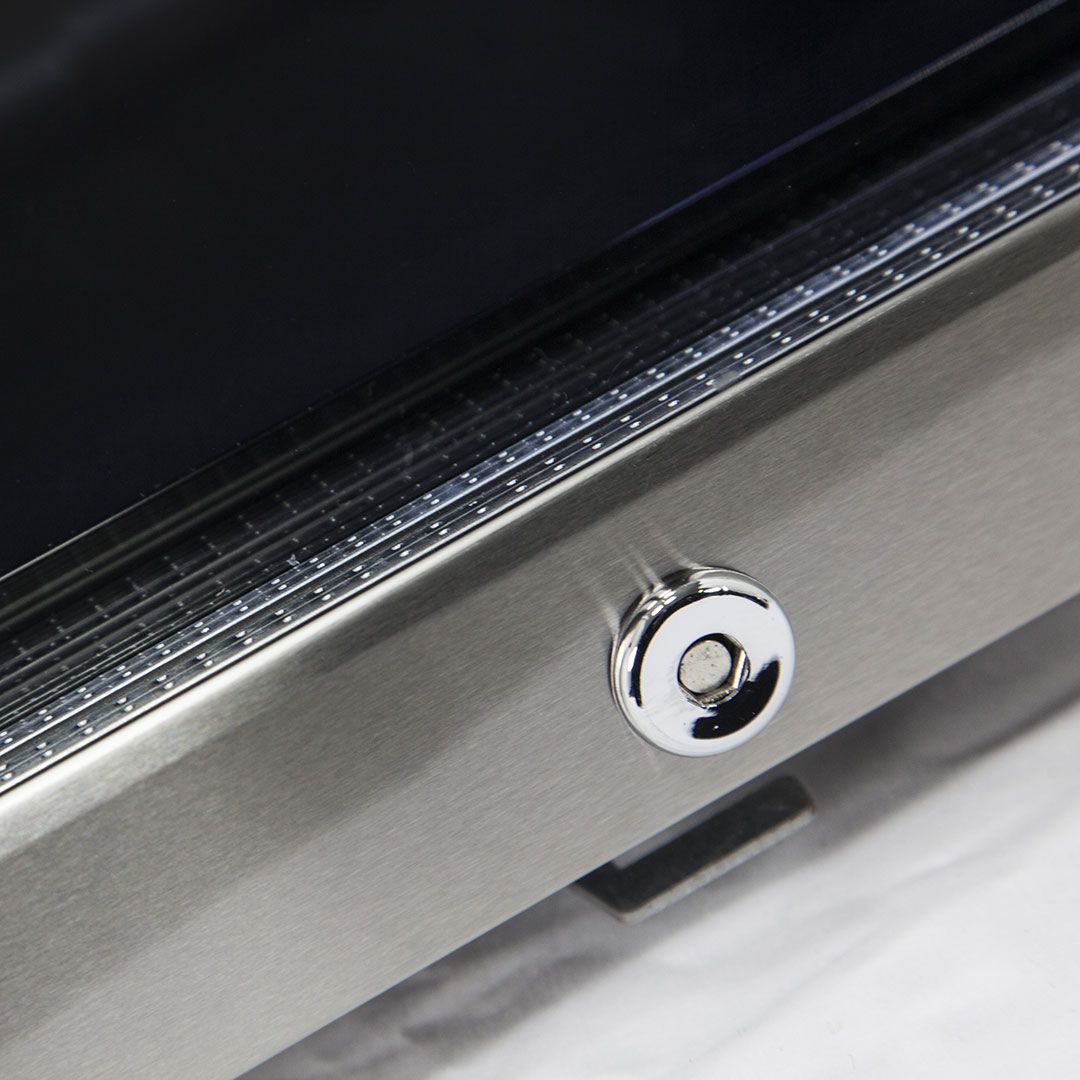 Schmick 98 Litre Single LED Glass Door Bar Fridge - HUS-SC88-SS