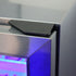 Schmick Black Bar Fridge Tropical Rated With Heated Glass and Triple Glazing 1 Door Model SK118L-B