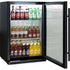 Schmick Black Bar Fridge Tropical Rated With Heated Glass and Triple Glazing 1 Door Model SK118R-B