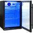 Schmick Black Bar Fridge Tropical Rated With Heated Glass and Triple Glazing 1 Door Model SK118R-B