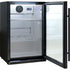 Schmick Black Bar Fridge Tropical Rated With Heated Glass and Triple Glazing 1 Door Model SK118R-B