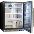 Schmick 164 Litre Single Heated Glass Door Stainless Steel Under Bench Bar Fridge - SK156-HD