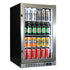 Schmick Black Quiet Front Venting Under Bench Heated Glass Door Bar Fridge - SK146L-B-HD / SK146R-B-HD