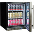 Schmick Quiet Running Front Venting Under Bench Heated Glass Door Bar Fridge - Model SK86R-HD
