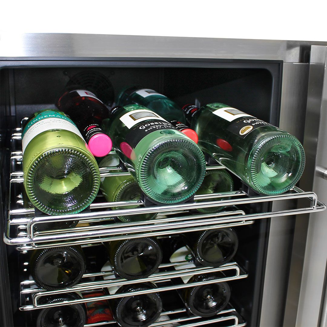 Schmick 190 Litre Twin Zone Alfresco Beer And Wine Bar Fridge - JC190-GG