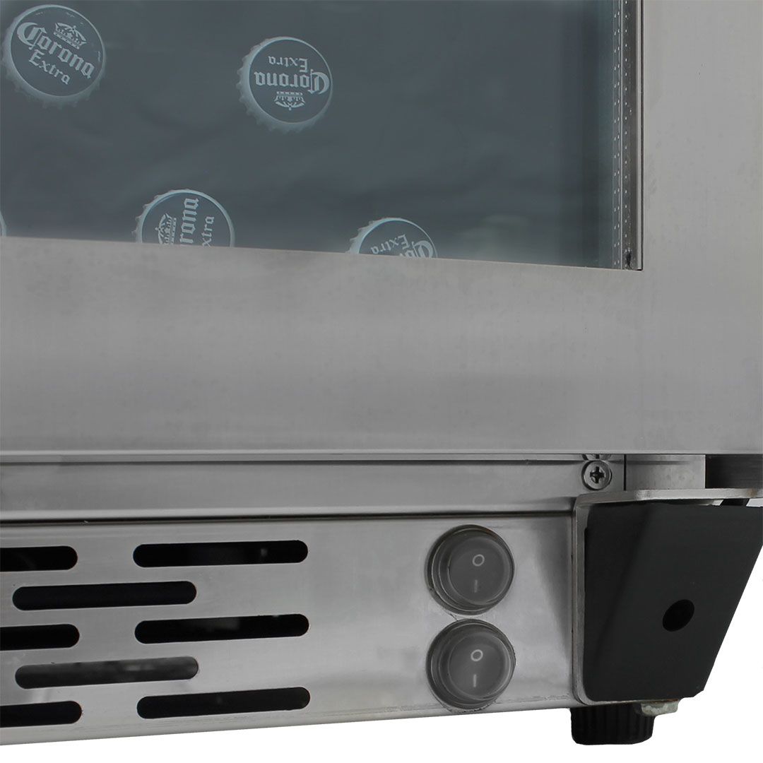 Schmick 190 Litre Twin Zone Alfresco Beer And Wine Bar Fridge - JC190-GG