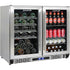 Schmick Twin Zone Alfresco Beer And Wine Bar Fridge - JC190-GG 