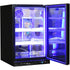 Schmick 105 Litre Black Single Glass Door Under Bench Bar Fridge - SK116-B
