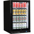 Schmick 105 Litre Black Single Glass Door Under Bench Bar Fridge - SK116-B